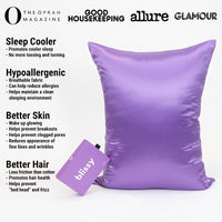 Orchid Mulberry Silk Pillowcase – Blissy King