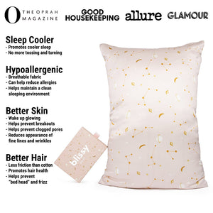 Pink Galaxy Mulberry Silk Pillowcase – Blissy Queen