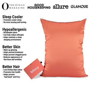 Sunrise Mulberry Silk Pillowcase – Blissy Queen