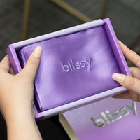 Blissy Orchid Silk Pillowcase Detail – Queen