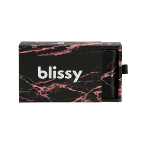 Blissy Queen Rose Black Marble Pillowcase Lifestyle – Mulberry Silk