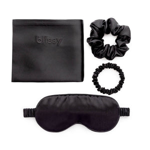 Blissy Black Silk Blissy Dream Set Detail – Queen