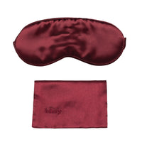 Blissy Burgundy Sleep Mask Lifestyle – Mulberry Silk