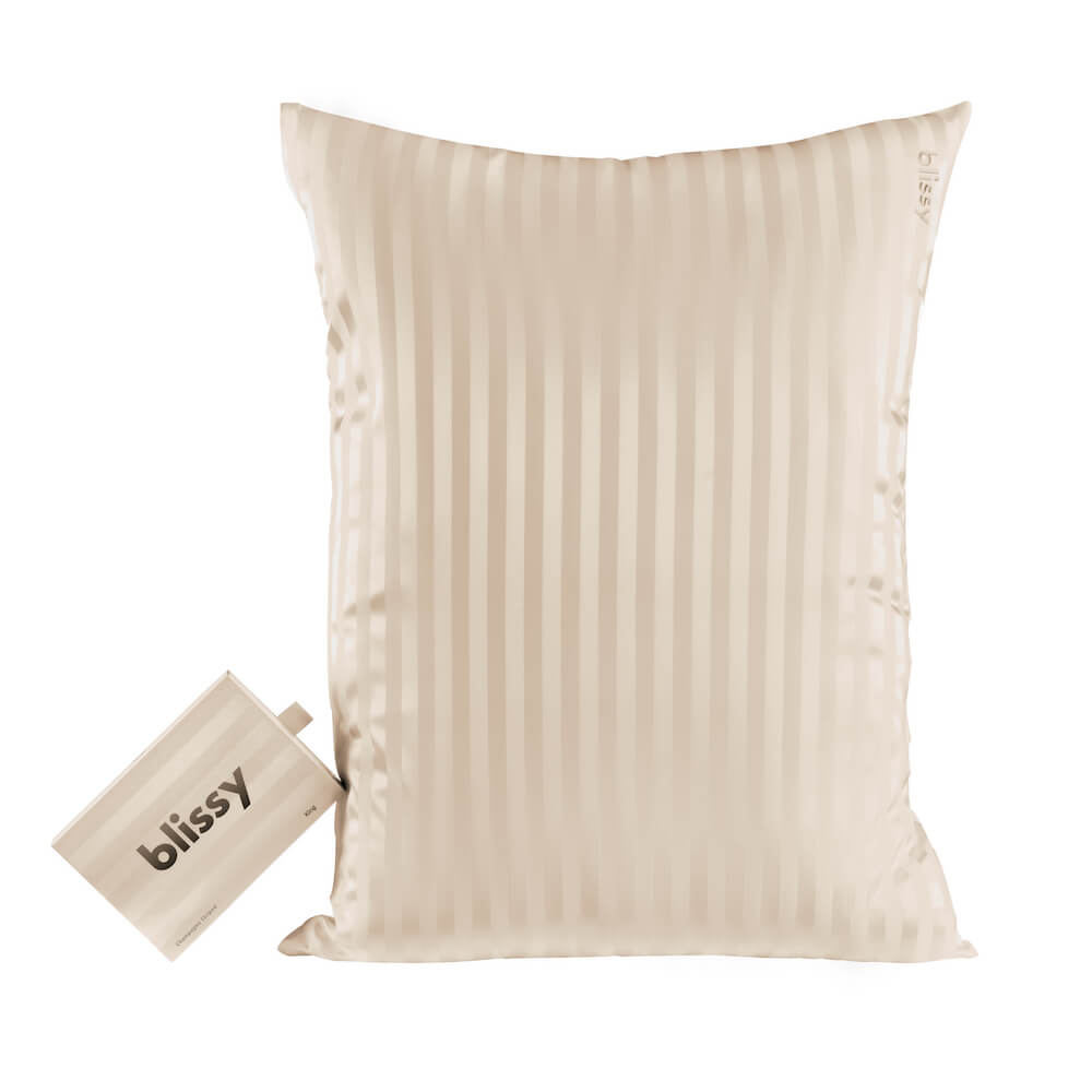blissy champagne mulberry silk pillowcase
