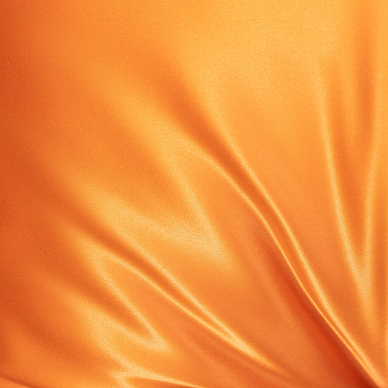 Blissy Coral Silk Pillowcase Detail – Queen