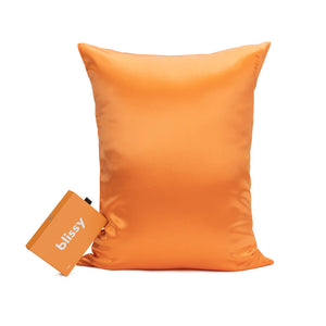 Blissy Queen Coral Pillowcase Lifestyle – Mulberry Silk