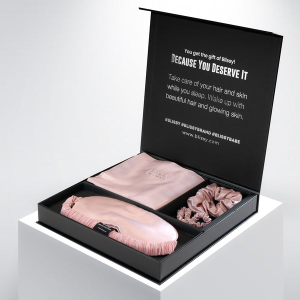 100% Mulberry Silk Blissy Dream Gift Set – Blissy Premium Silk