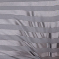 Blissy Queen Grey Striped Pillowcase Lifestyle – Mulberry Silk