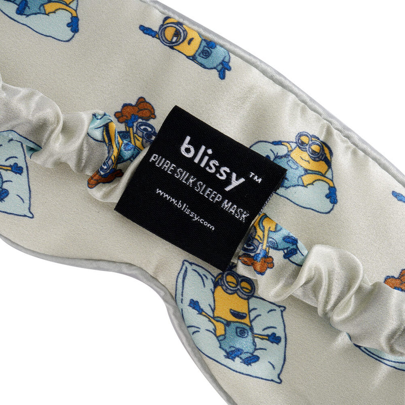 Blissy Chillin' Minions Junior Sleep Mask Lifestyle – Mulberry Silk