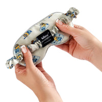 Chillin' Minions Junior Sleep Mask Close-Up – Blissy 22 Momme Silk
