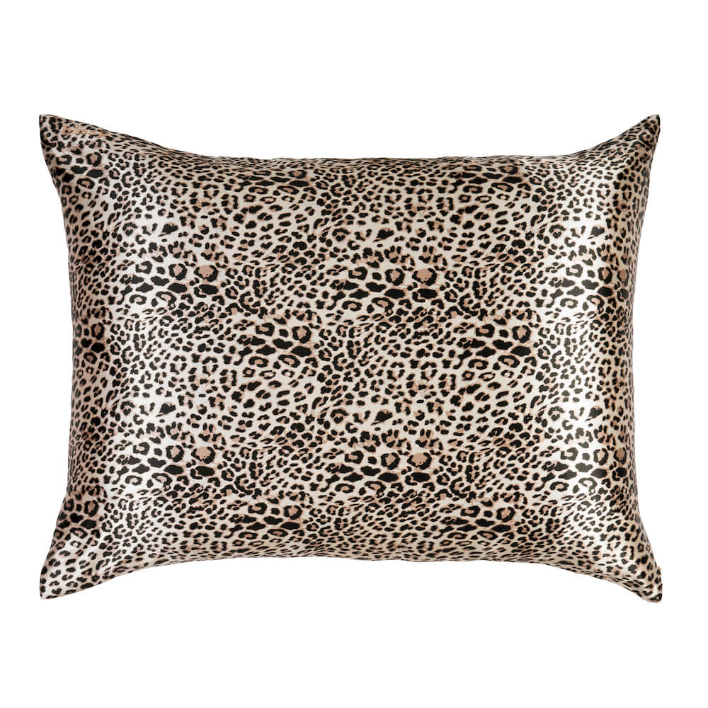 Blissy Mulberry Silk Pillowcase – Leopard Queen