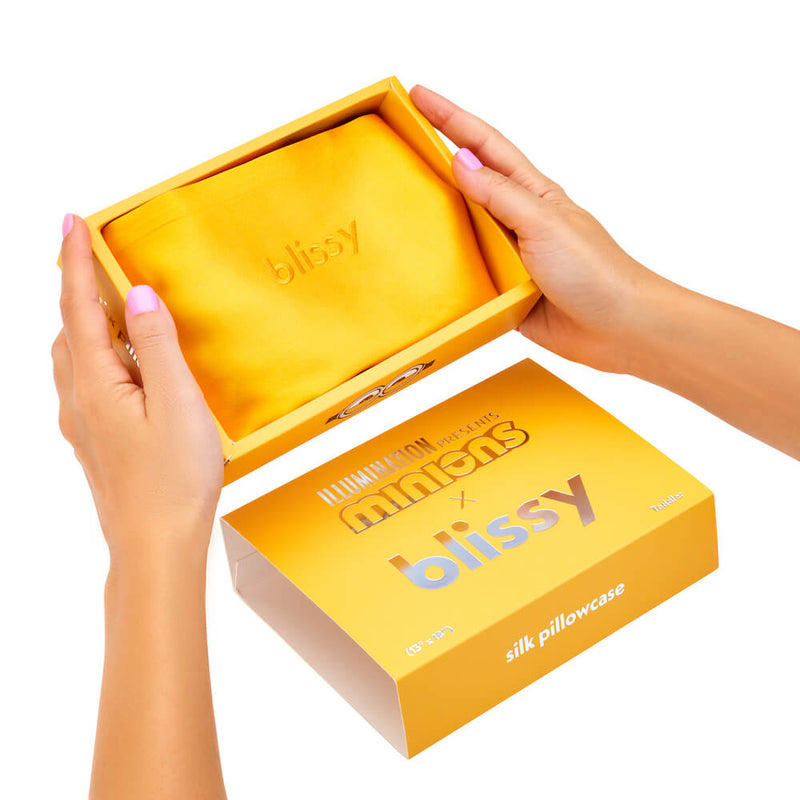 Blissy Mulberry Silk Pillowcase – Sleepyhead Minion
