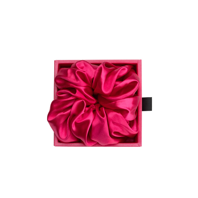 Blissy Hibiscus Silk Blissy Oversized Scrunchie Detail –