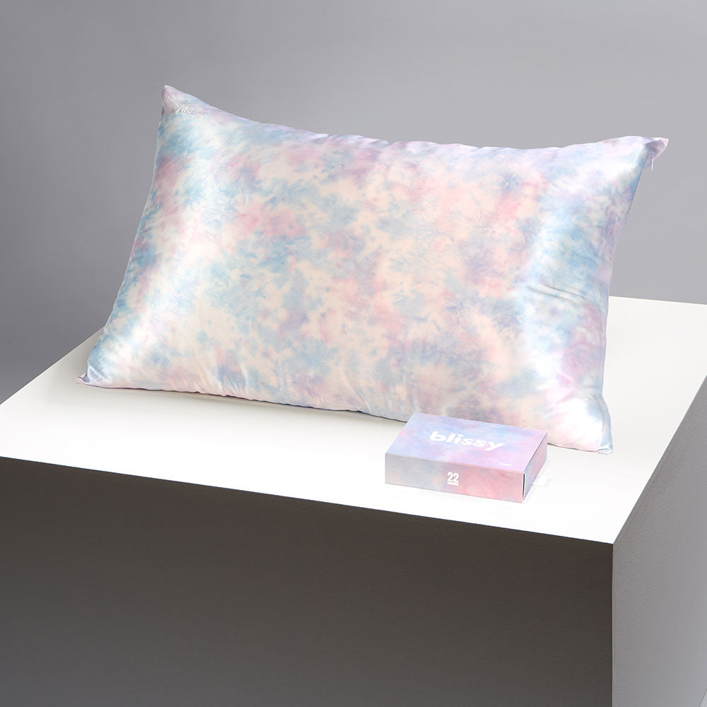 Blissy King Tie-Dye Pillowcase – 22 Momme Mulberry Silk, 100% Silk