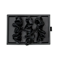 Blissy Mulberry Silk Blissy Silk Scrunchies (3-Pack) – 100% Mulberry Silk Hair Ties