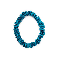 Blissy Mulberry Silk Blissy Skinny Scrunchies – Aqua