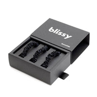 Blissy 100% Mulberry Silk Hair Ties Blissy Silk Skinny Scrunchies (3-Pack) Lifestyle – Mulberry Silk