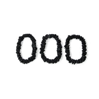 Blissy 100% Mulberry Silk Hair Ties Silk Blissy Silk Skinny Scrunchies (3-Pack) Detail –