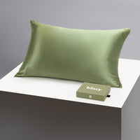 Blissy Queen Olive Pillowcase – 22 Momme Mulberry Silk, 100% Silk