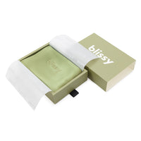 Blissy Mulberry Silk Pillowcase – Olive Queen