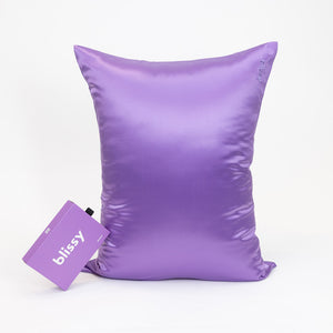 Blissy Orchid Silk Pillowcase Detail – King