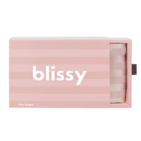 Queen Pink Striped Pillowcase – Blissy Premium Silk