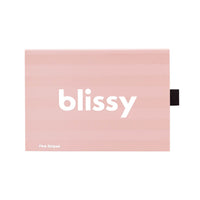 Blissy Queen Pink Striped Pillowcase Lifestyle – Mulberry Silk