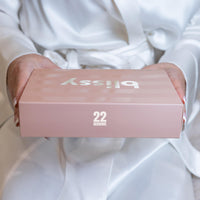 Blissy Pink Striped Silk Pillowcase Detail – Queen