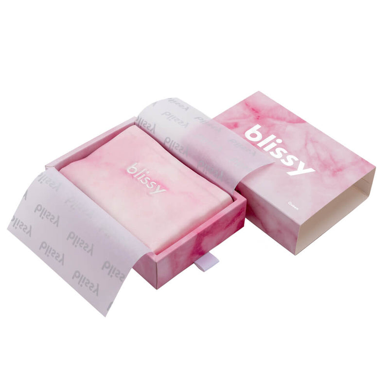 Queen Pink Tie-Dye Pillowcase – Blissy Premium Silk