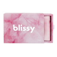 Blissy Queen Pink Tie-Dye Pillowcase Lifestyle – Mulberry Silk