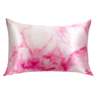 Blissy Mulberry Silk Pillowcase – Pink Tie-Dye Queen