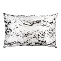 Light Marble Pillowcase Close-Up – Blissy 22 Momme Silk