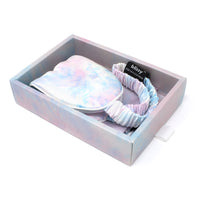 Blissy Tie-Dye Silk Sleep Mask Detail –