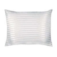 Blissy Mulberry Silk Pillowcase – White Striped Queen
