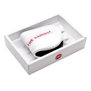 Marilyn Monroe™ Sleep Mask Close-Up – Blissy 22 Momme Silk