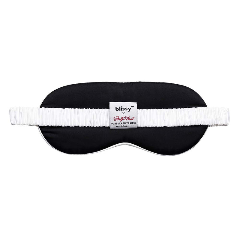 Blissy Marilyn Monroe™ Silk Sleep Mask Detail –